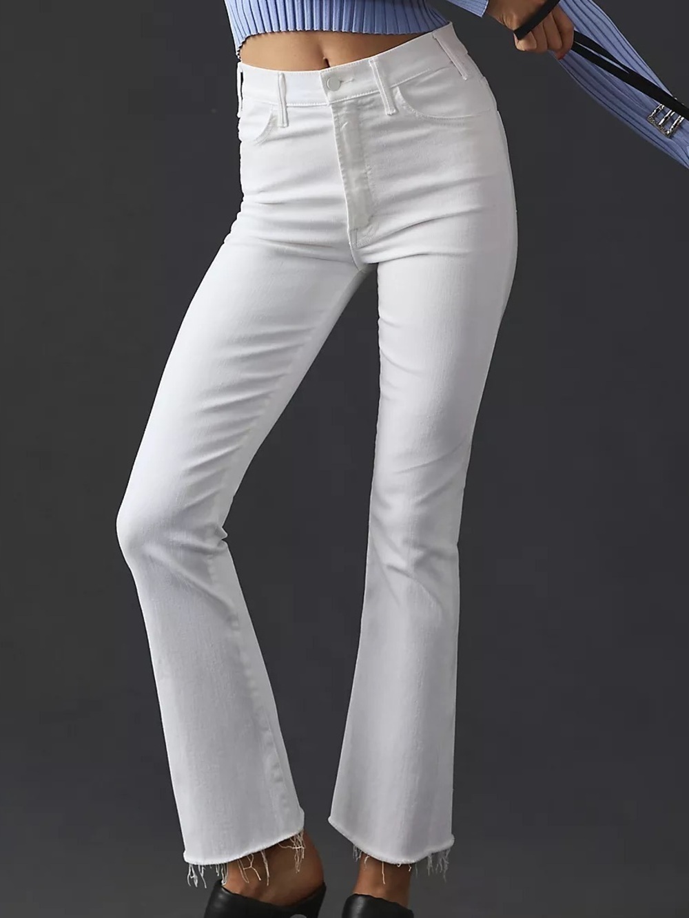 MOTHER Denim The Hustler Ankle Fray Jeans in Fairest Of Them All